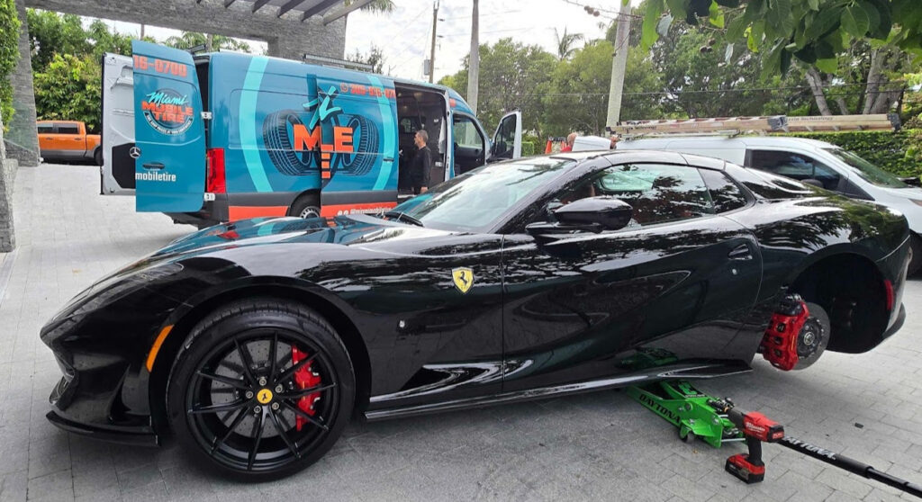 mobile tire service in Miami FL – flat tire repair and roadside tire service